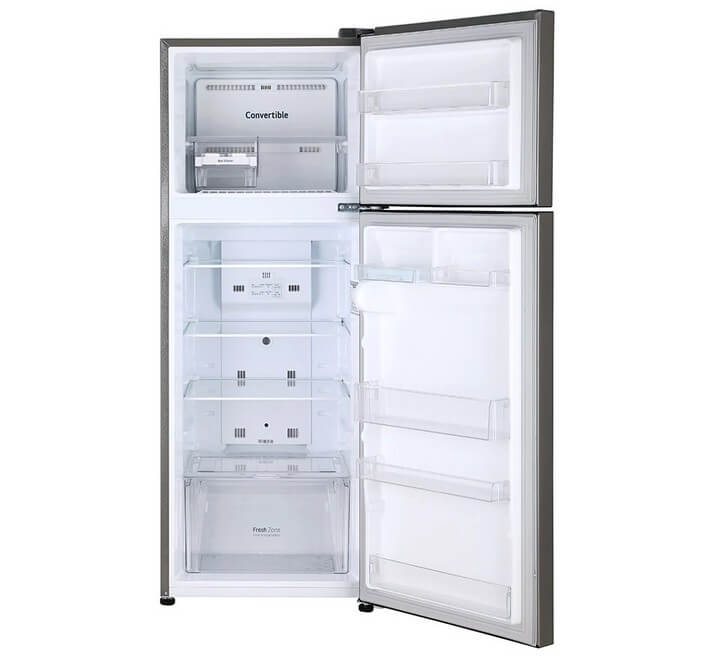 LG 284L 3 Star Convertible+ Fridge with Smart Inverter Compressor Double Door Refrigerator (GLS302RPZX)